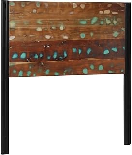 INLIFE Tête de lit 100 cm Bois Massif récupéré et Fer