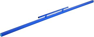 VEVOR Chape de Béton 2445 mm Outil de Nivellement de Ciment Aluminium avec Niveau à Bulle, Poignée Amovible, Nettoyage Facile, pour Niveler Sols, Construction Rénovation Domiciliaire à Petite Échelle