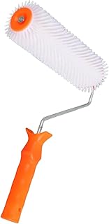 MagiDeal Rouleau composé de chape à pointes, rouleau à pointes pour sol époxy auto-nivelant, poignée ergonomique, lisse pour peindre le béton, longue