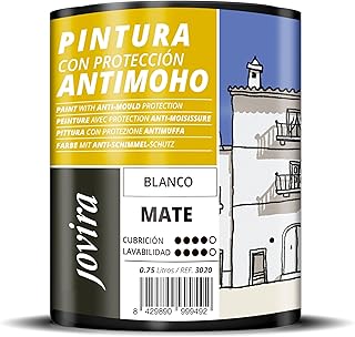 JOVIRA PINTURAS Peinture Anti-Moisissures, prévient les moisissures, résiste à l