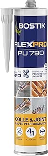 Bostik Colle Flexpro PU 790 Blanc – Mastic Colle et Jointe Multi-Usages – Tous Matériaux – Intérieur/Extérieur et Milieux Humides – Formule Polyuréthane Haute Performance – 300 ml