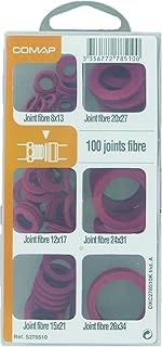 Comap Coffret de 100 Joints fibre pour eau chaude/froide