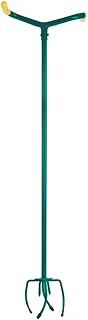 GARDIREX - Griffe de Jardinage à Rotation en Acier - Outil de Jardin Utilisation Debout pour bêcher et désherber - Gardirex