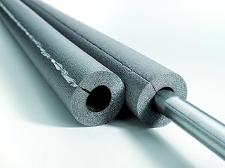 Isolation de tuyau de 2 m - Isolation de 13 mm - Pour diamètre de 12 à 60 mm - Autocollant (Ø12/15). Isolation Tuyaux Chauffage. Isolation de Tuyau en Mousse à Cellules Fermées pour Plomberie.