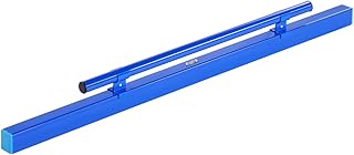 VEVOR Chape de Béton 1205 mm Outil de Nivellement de Ciment Aluminium avec Niveau à Bulle, Poignée Amovible, Nettoyage Facile, pour Niveler Sols, Construction Rénovation Domiciliaire à Petite Échelle