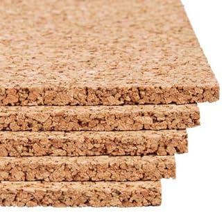 ITALFROM - Panneaux de liège de 1 cm à 8 cm - Paquets de 1 m² - Isolation thermique, acoustique pour plafonds, manteaux et sols (Paquet de 1 m² de 8 cm)