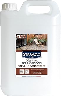 STARWAX - Dégrisant Concentré pour Terrasse, Planchers et Bardages en Bois-Nettoie et Rénove-Restaure l