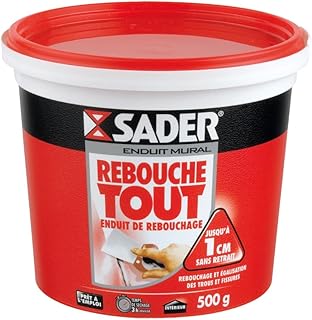 Sader Rebouche Tout - Enduit de Rebouchage Intérieur Prêt à l