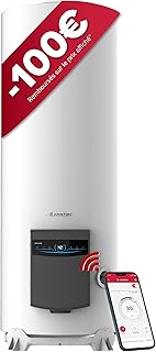 Ariston ABYLEOS XPERT WIFI Chauffe-eau Électrique Steatite Connecté 300L - Autoportant au Sol Ø570mm - Flexibilité Energétique - Remplacement à Vie - Technologie ACI - NF Performance 3 étoiles
