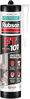 Rubson Mastic FT 101 Joint Fissure et Colle Blanc (cartouche 280 ml) – Mastic polyvalent tous matériaux – Étanche et résistant